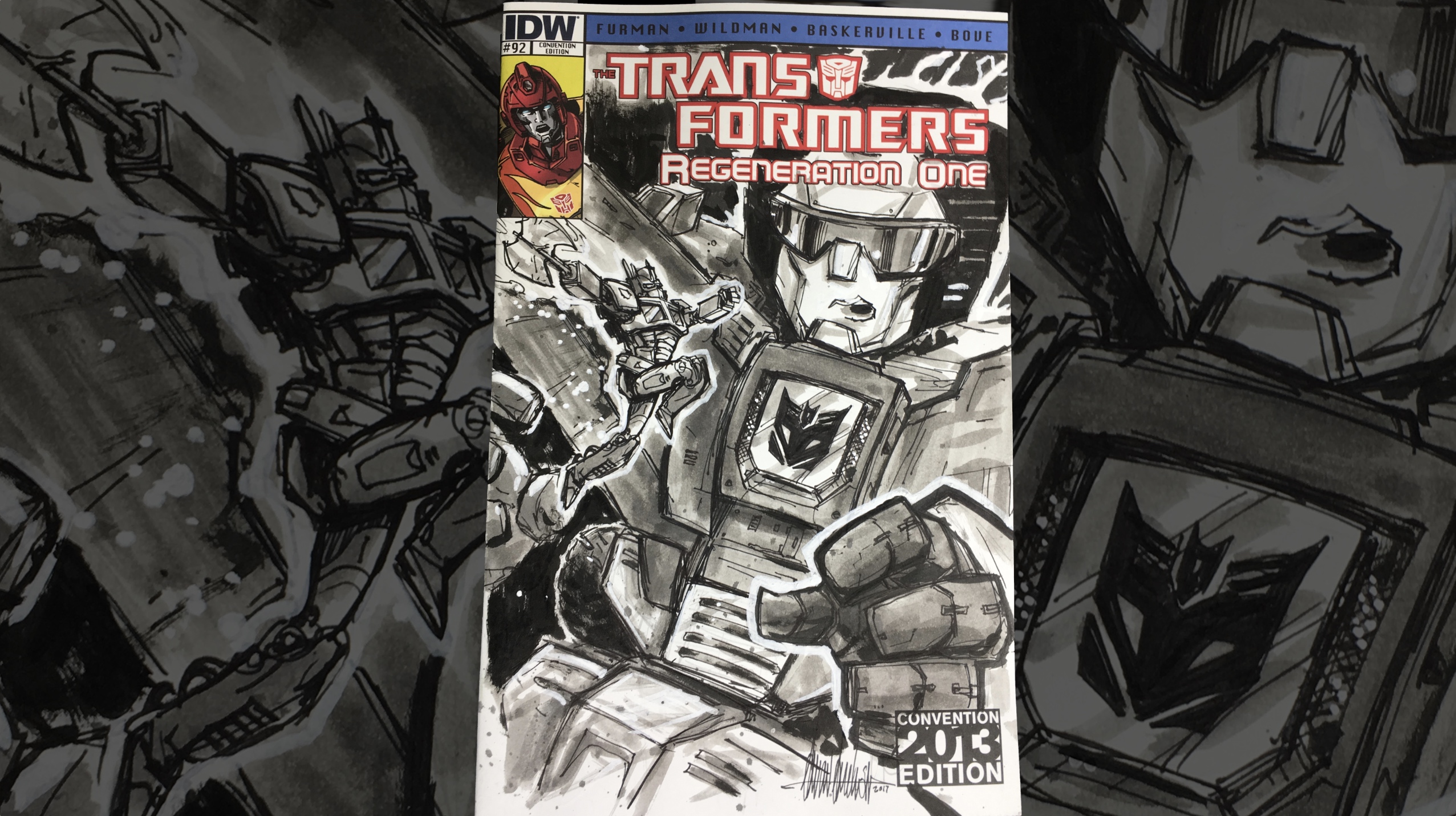 Sketch Covers With Aaron Archer | Transformers Devastation Homage