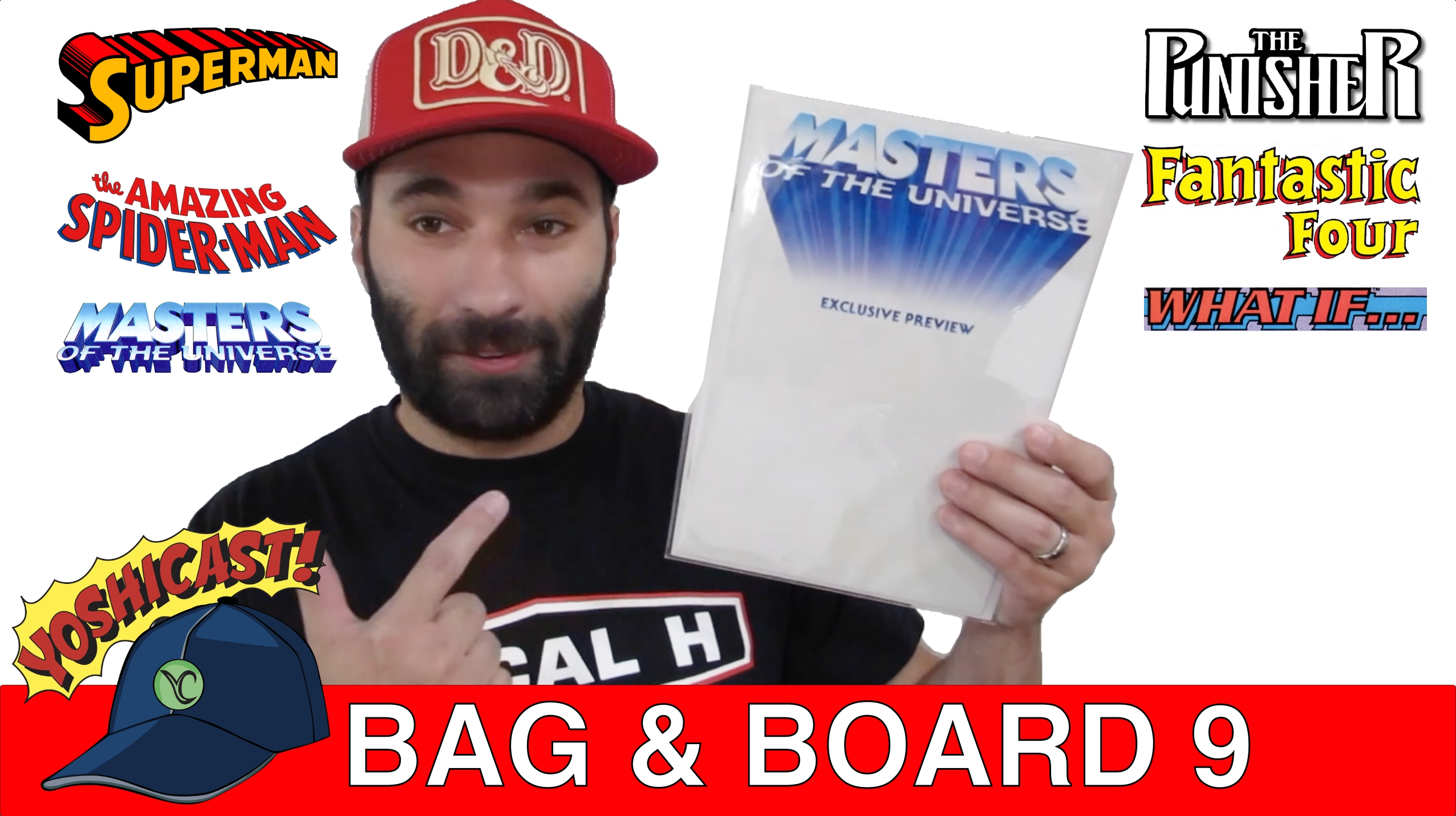 Bag & Board 9 | Master Of The Universe, PUNISHER, Superman, WHAT If, Fantastic Four