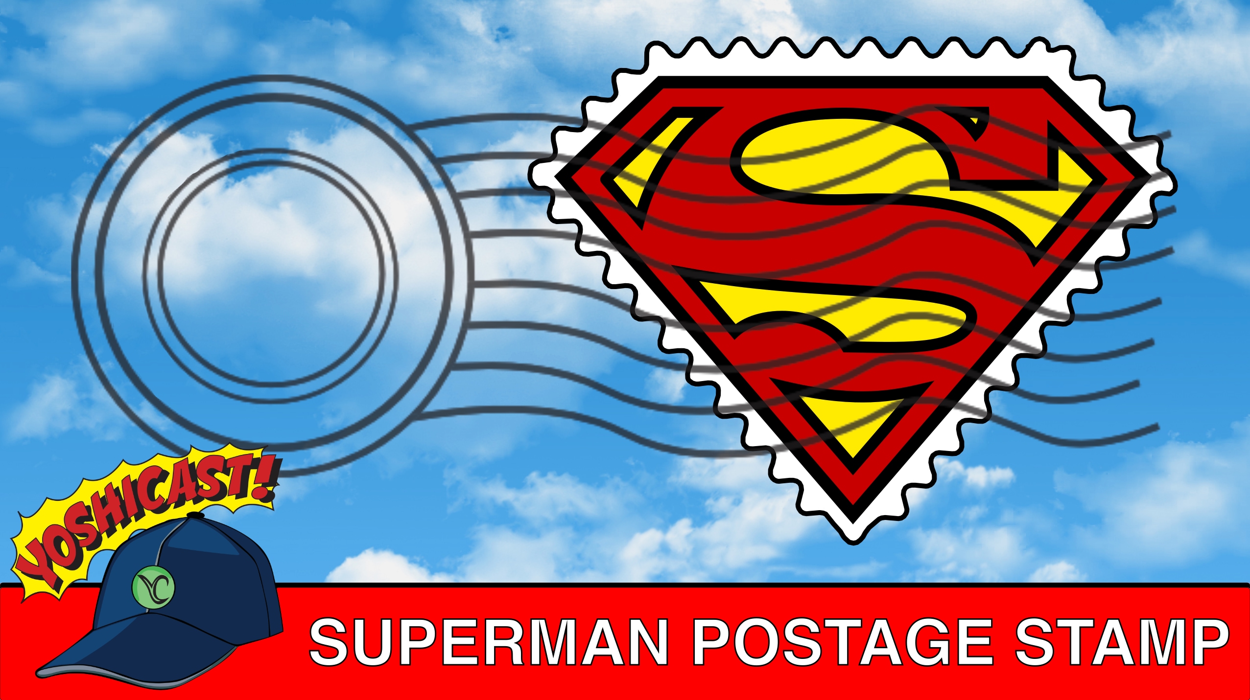 Superman Postage Stamp