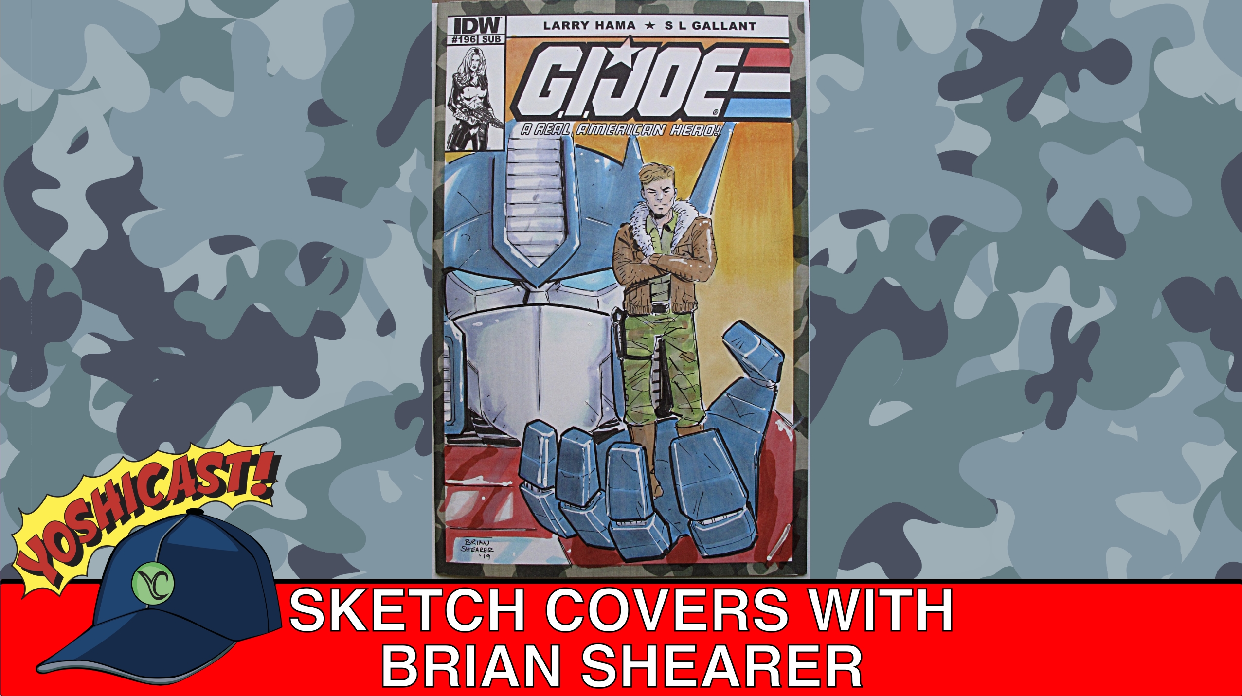 Sketch Covers With Brian Shearer At ECCC 2019